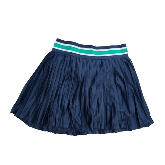 Wilson Girls' Mesh Pleated Skirt - Navy sz XL - Picture 2 of 7